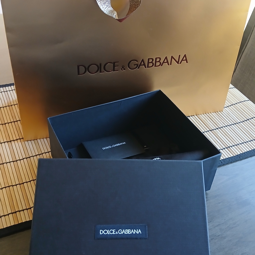 Authentic Dolce & Gabbana Large Luxury Shopping Bag & Gift Box Set
